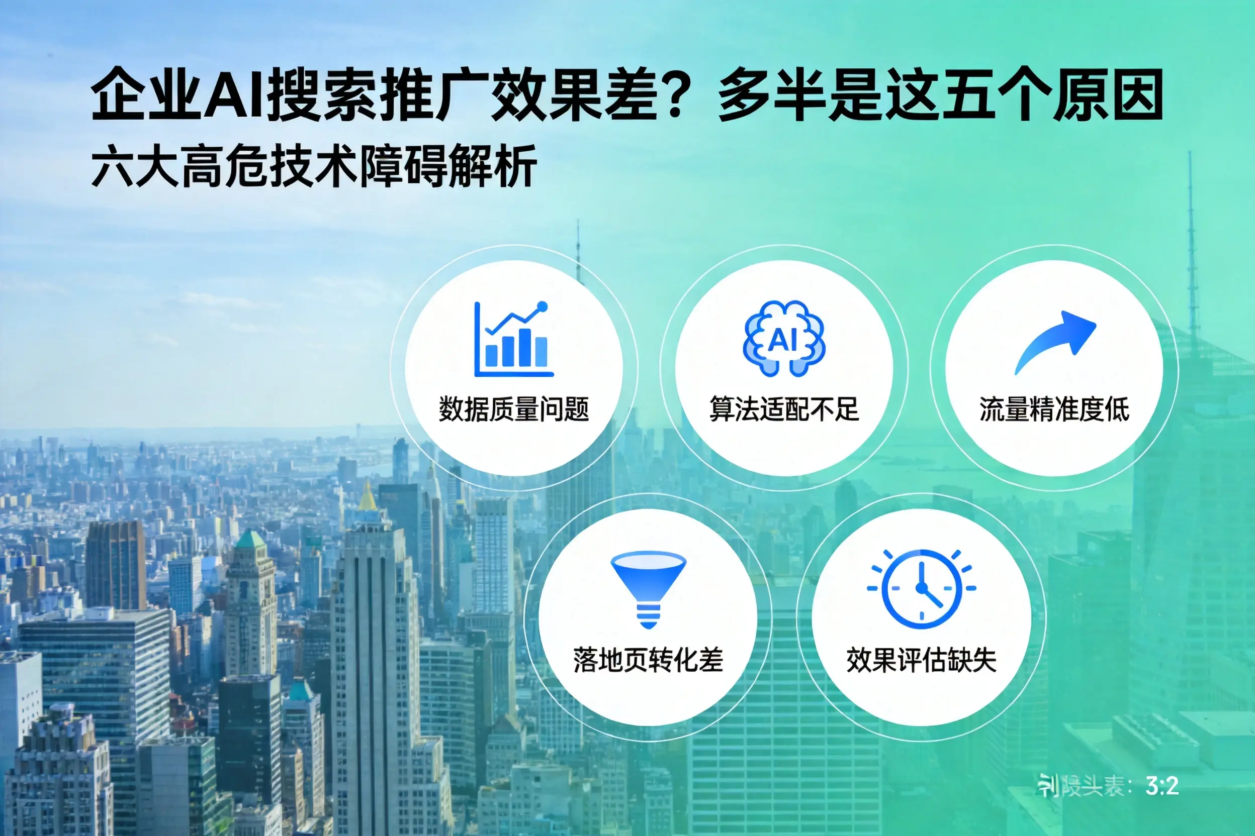 涧西企业AI搜索推广效果差?多半是这五个原因